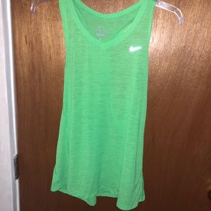 Nike Dri-Fit Medium Green Tank